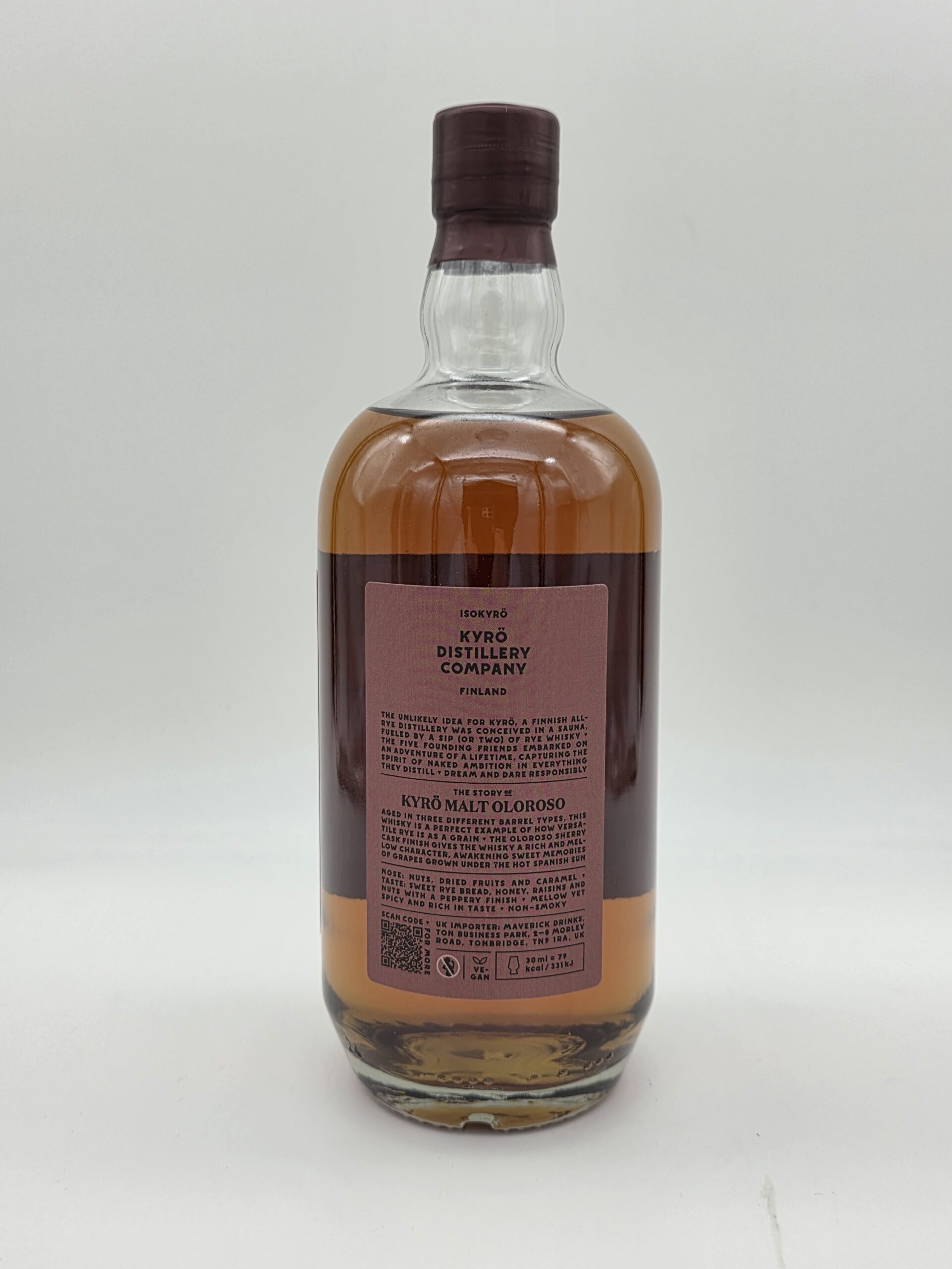 Kyro malt Oloroso Whisky (uitverkocht) - Afbeelding 2